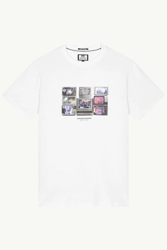 Weekend Offender Vision Graphic T-Shirt White - PT3A08-WHITE