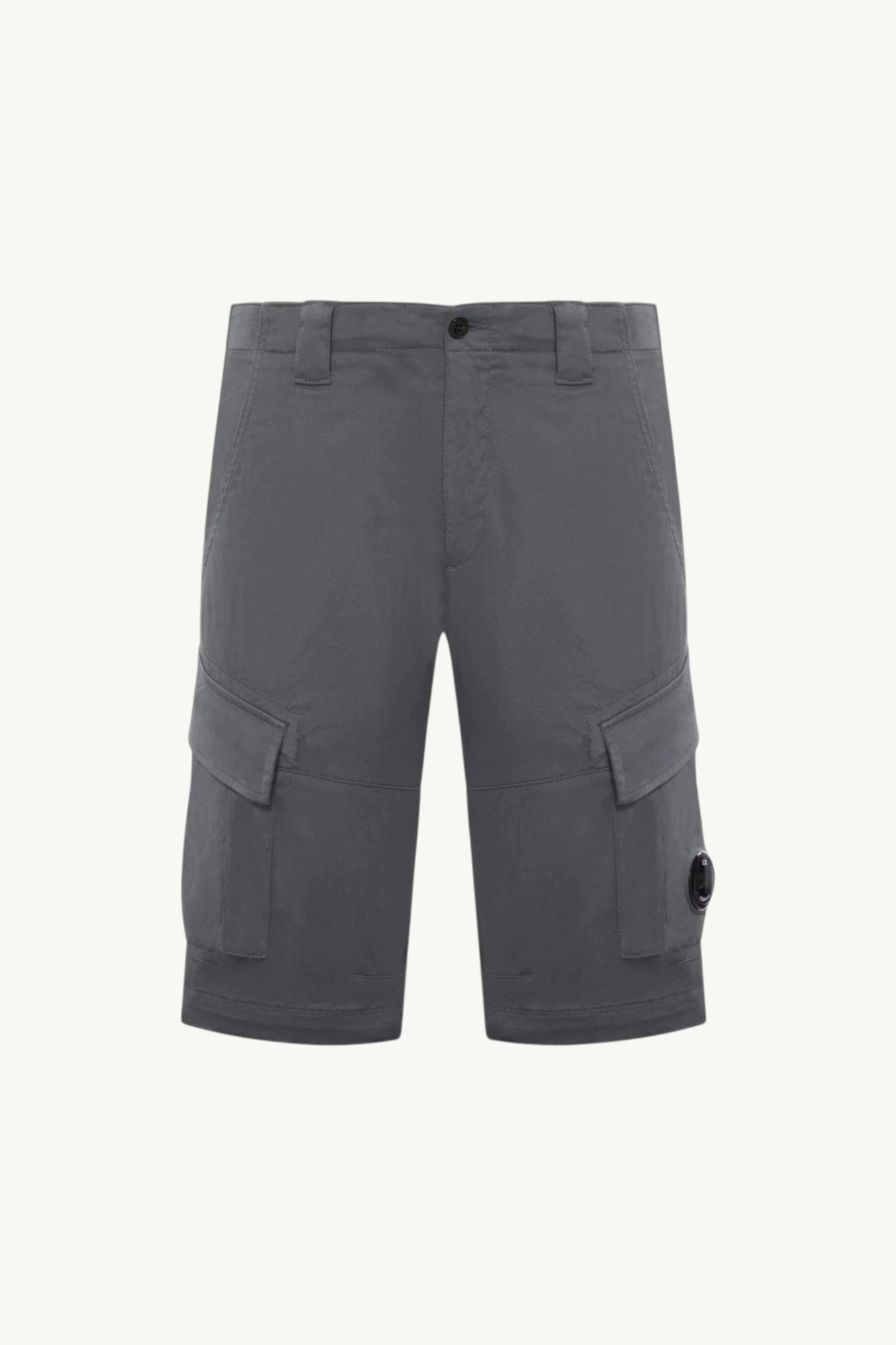 C.P. Company Bermuda Cargo Satin Stretch Shorts Grey - 18CMBE116A-005694G-872