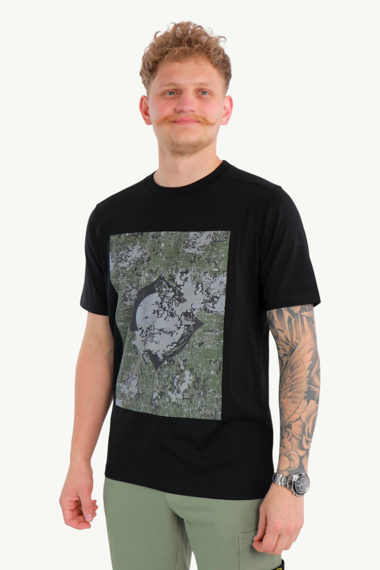 ma-strum-decay-print-tee-t-shirt-jet-black-mas8391m000-2 Ma.Strum Decay Print Tee T-Shirt Jet Black MAS8391-M000