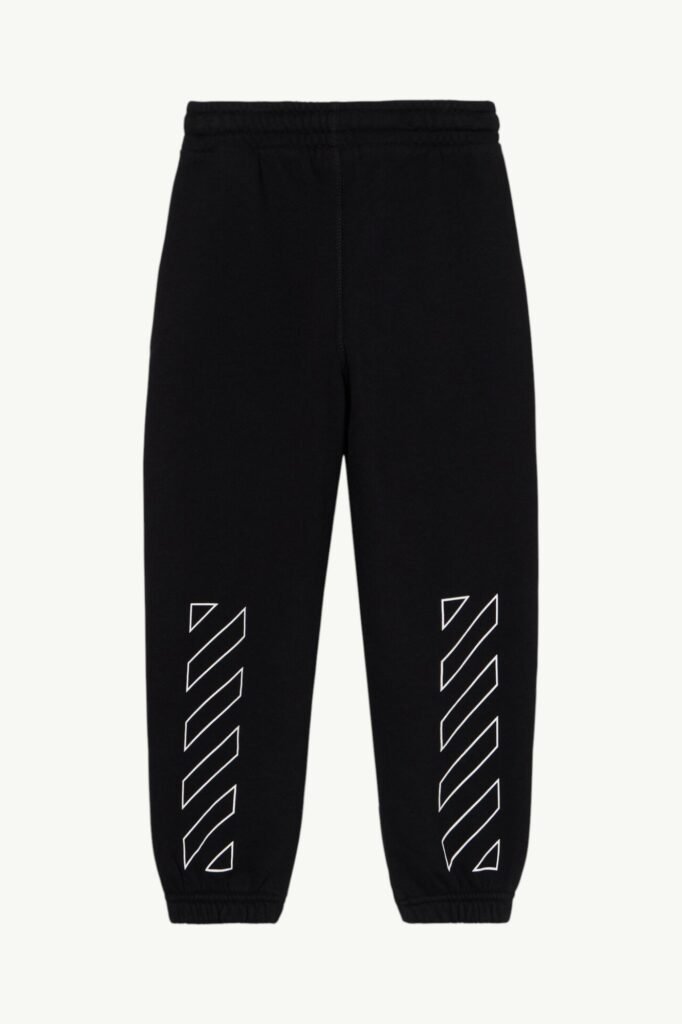 Off-White Bookish Diagonal Logo Sweatpants Black - OMCH029C99FLE003