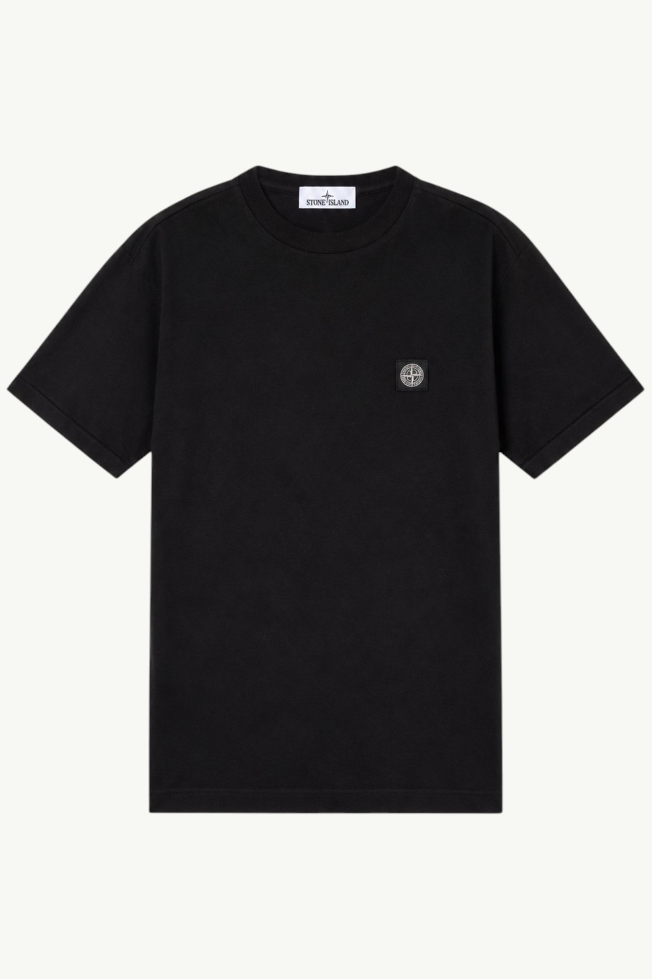 Stone Island 60/2 Cotton Jersey Compass Logo Patch T-Shirt White - L1S152100027-S0013-V0001