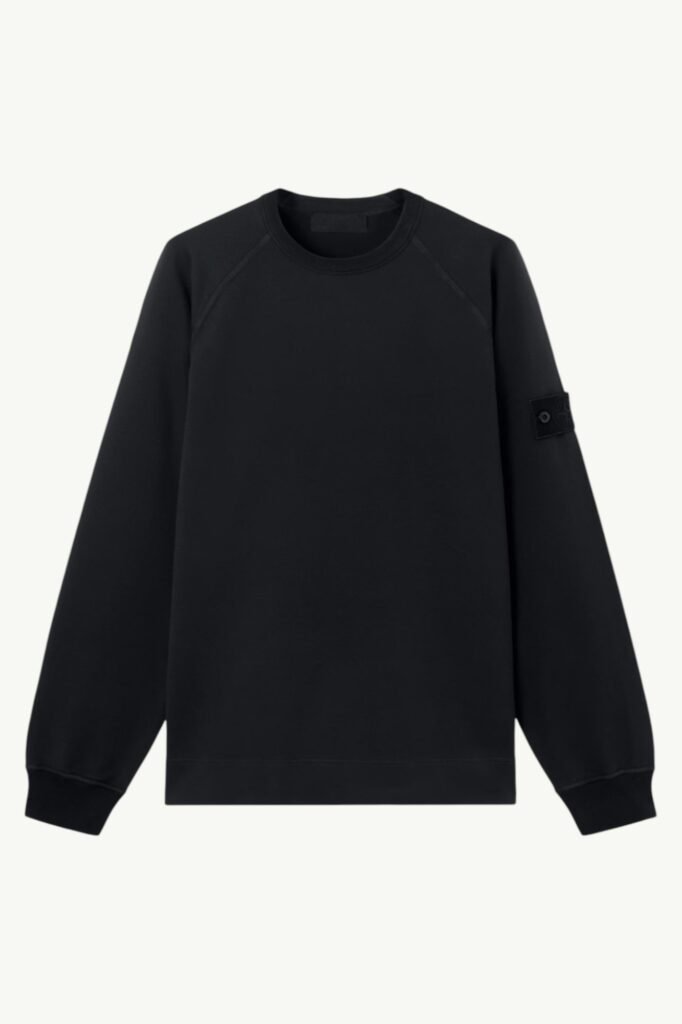 Stone Island Cotton Stretch Ghost Sweatshirt Black - L1S156100064-S00F3-V0029