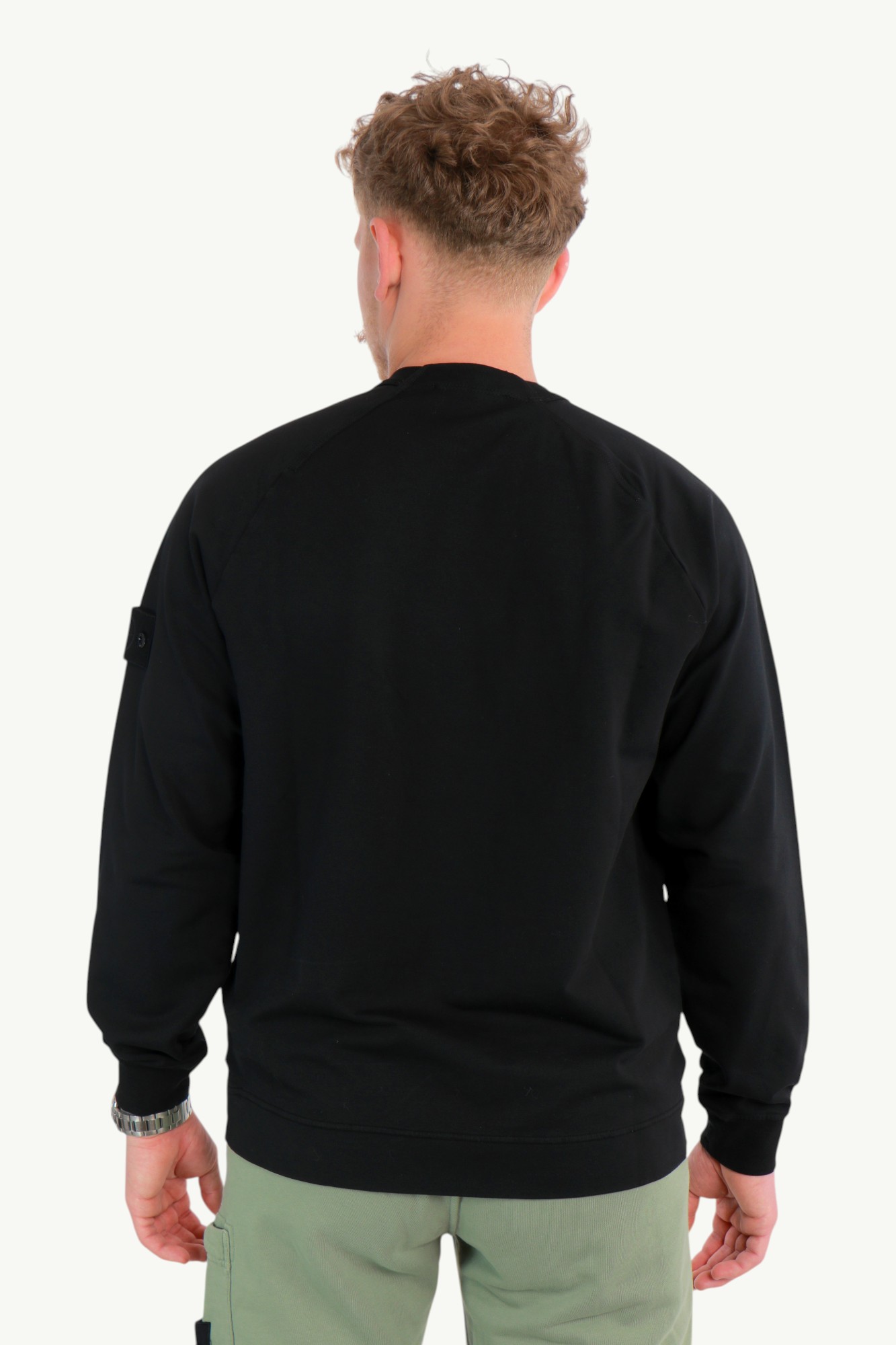 stone-island-cotton-stretch-ghost-sweatshirt-black-l1s156100064s00f3v0029-4 Stone Island Cotton Stretch Ghost Sweatshirt Black L1S156100064-S00F3-V0029