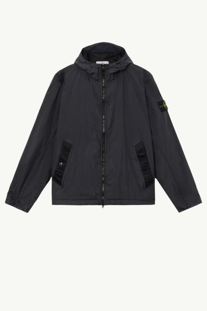 Stone Island Crinkle Reps Nylon Jacket Black L1S154100001-S0A23-V0029