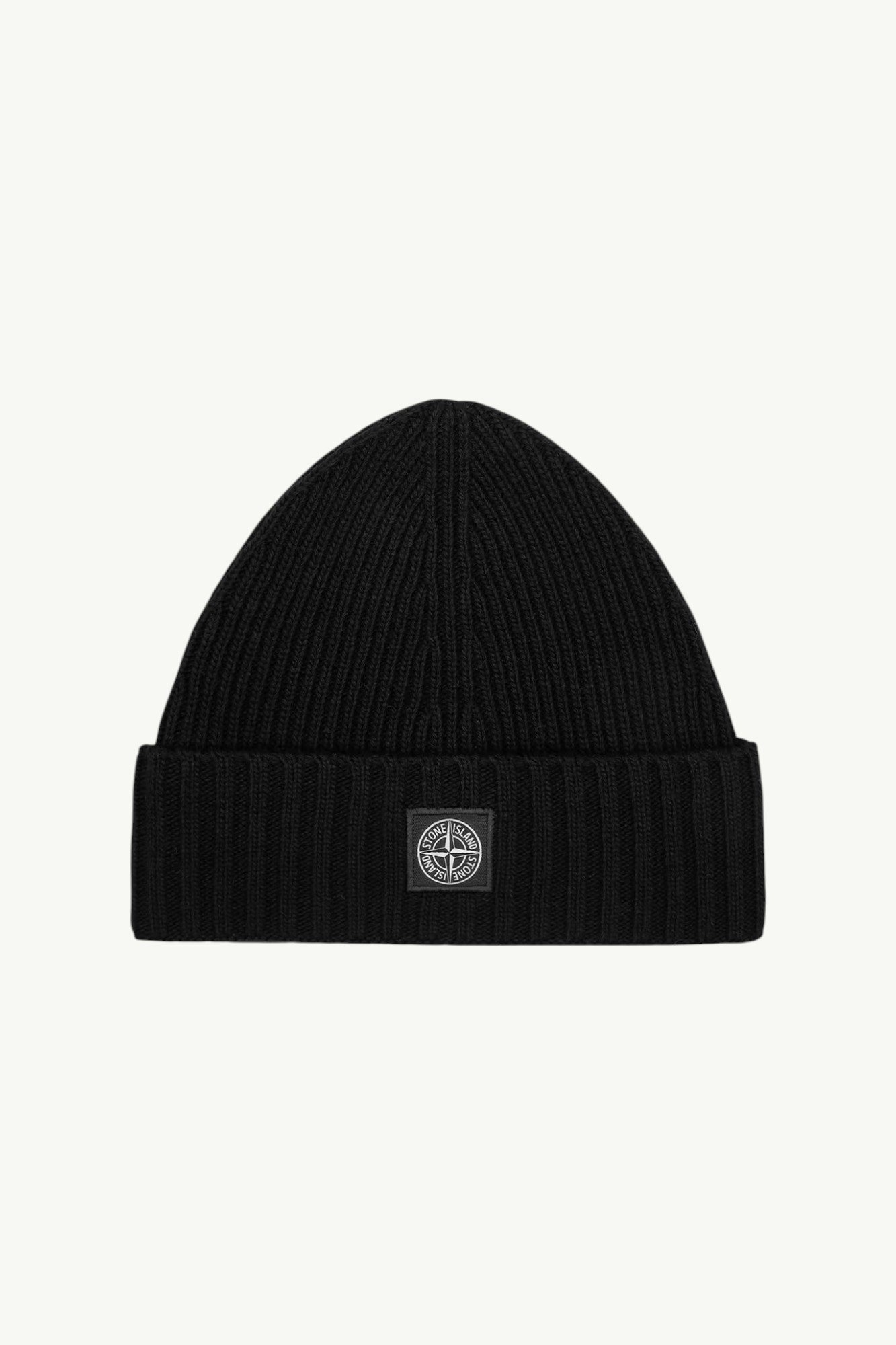 Stone Island Junior Light Wool Compass Patch Hat Black - K2S16N100003-S00M3-V0029
