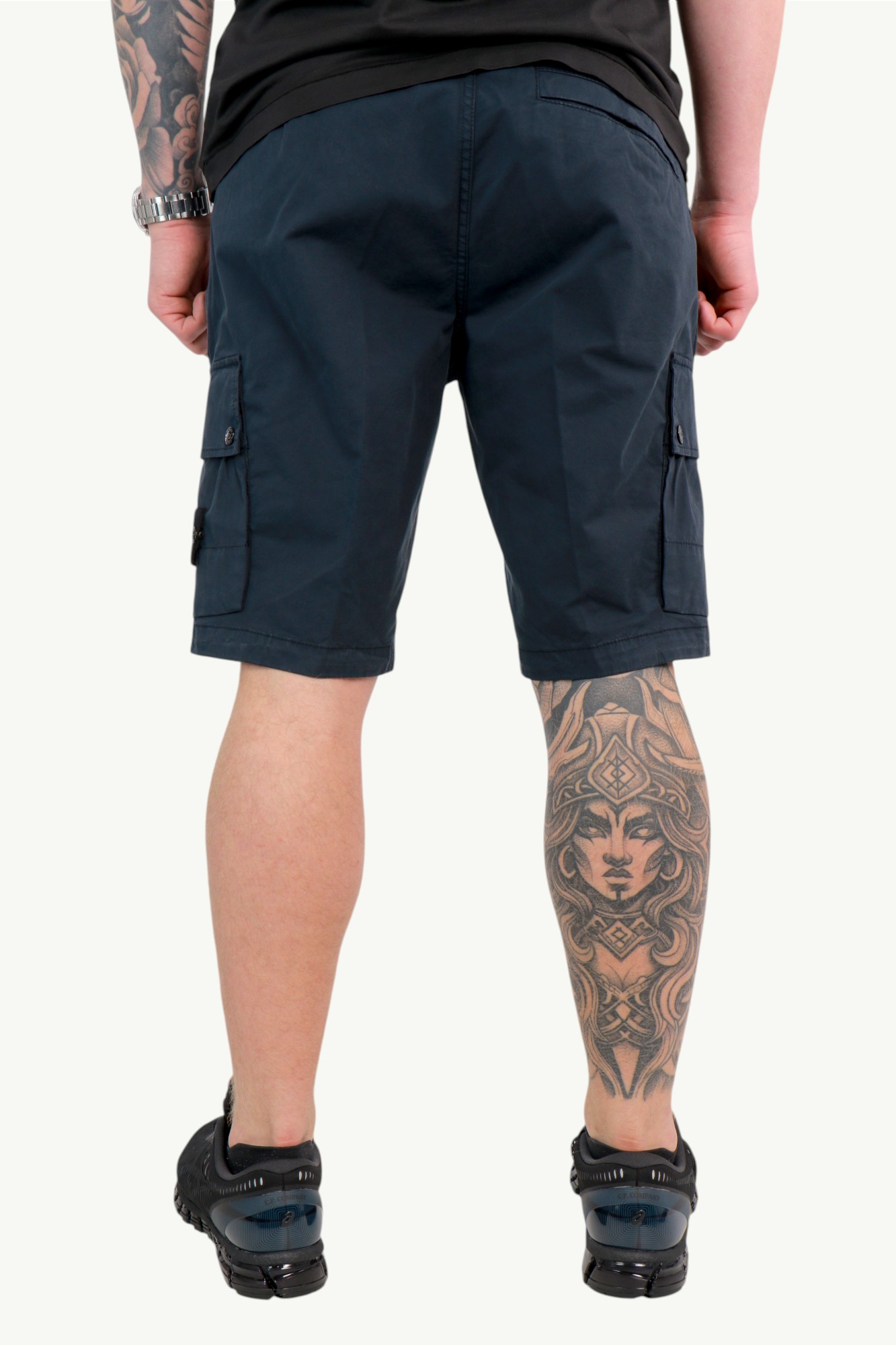 stone-island-stretch-organic-cotton-twill-shorts-navy-blue-l1s15l100019s0a10v0020-5 Stone Island Stretch Organic Cotton Twill Shorts Navy Blue - L1S15L100019-S0A10-V0020