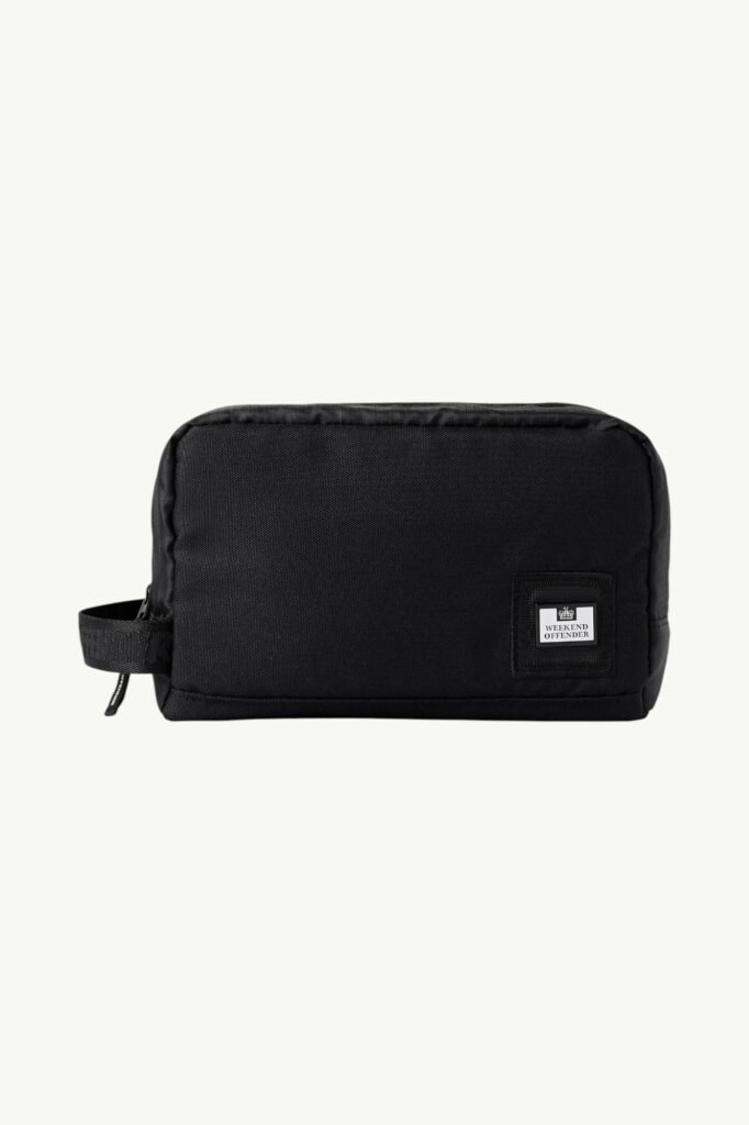 Weekend Offender Washbag Black Ripstop - AC1011-BLACKRIP