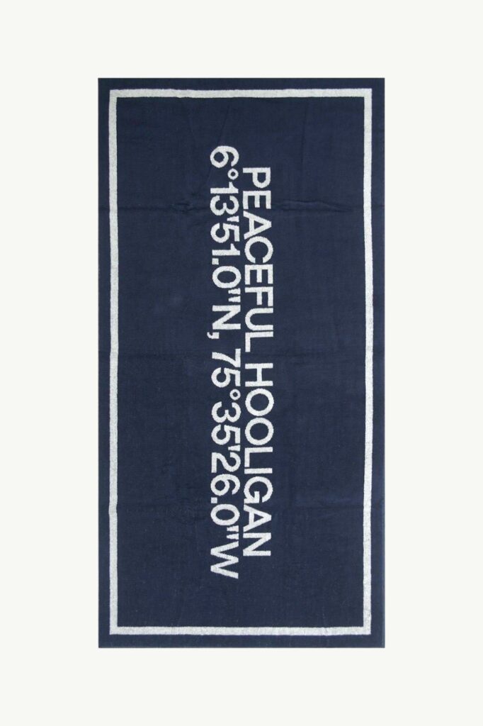 Peaceful Hooligan Co-Ordinate Towel Navy