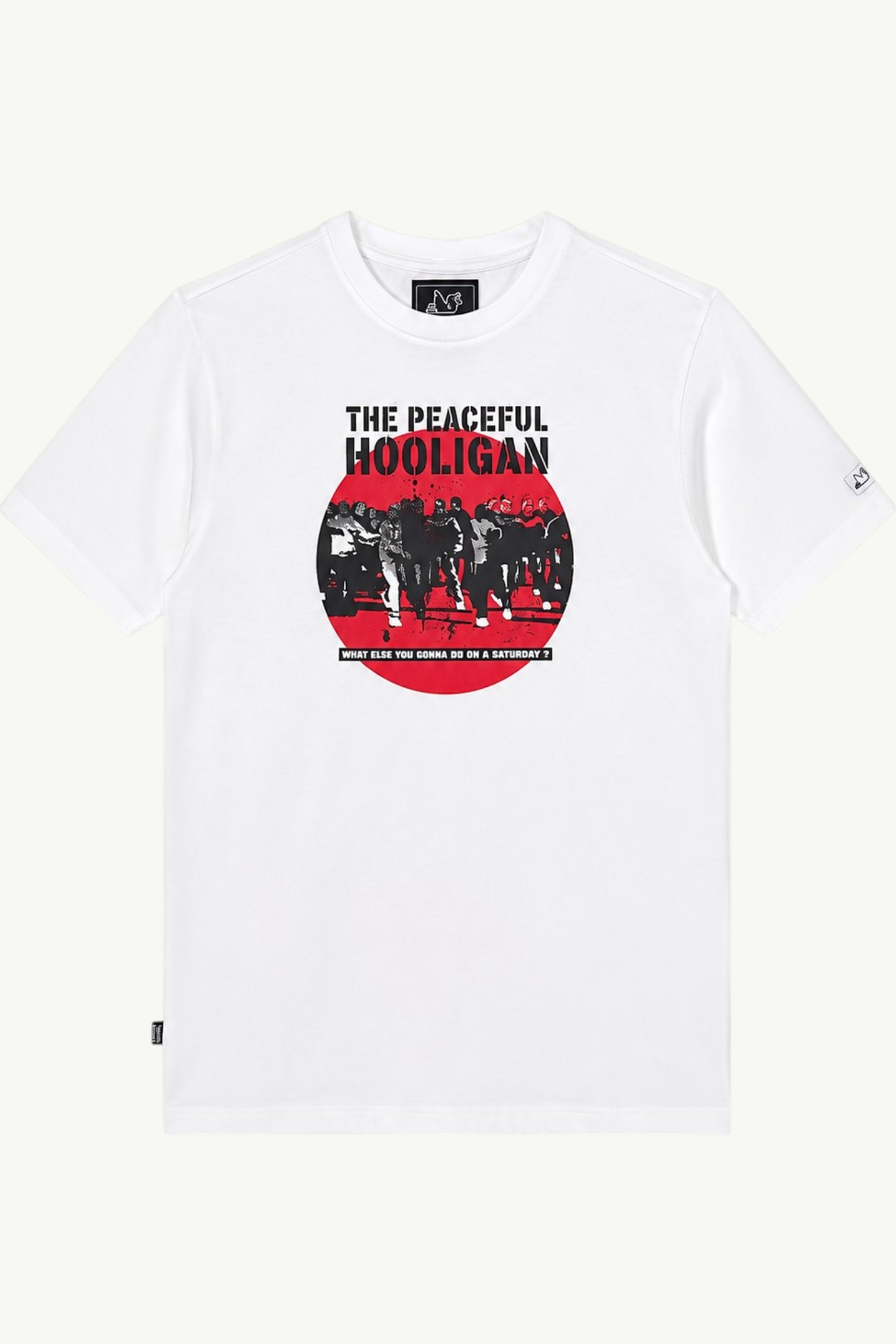 Peaceful Hooligan Footy Factory T-Shirt White