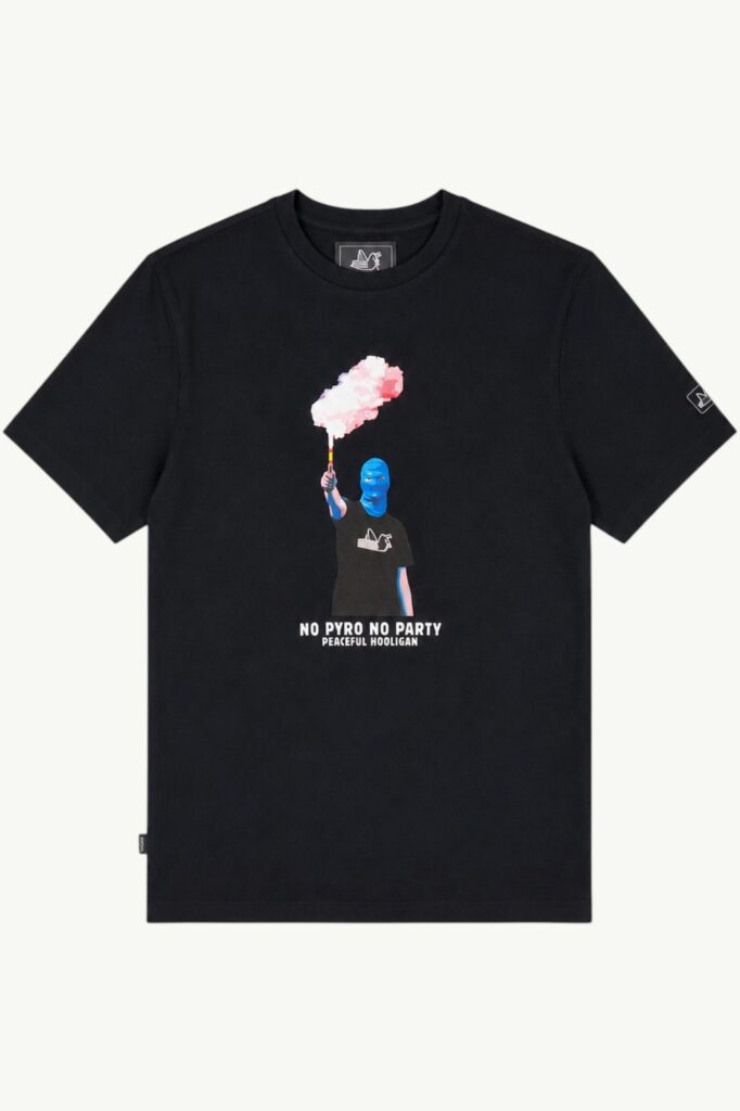Peaceful Hooligan No Pyro No Party Navy