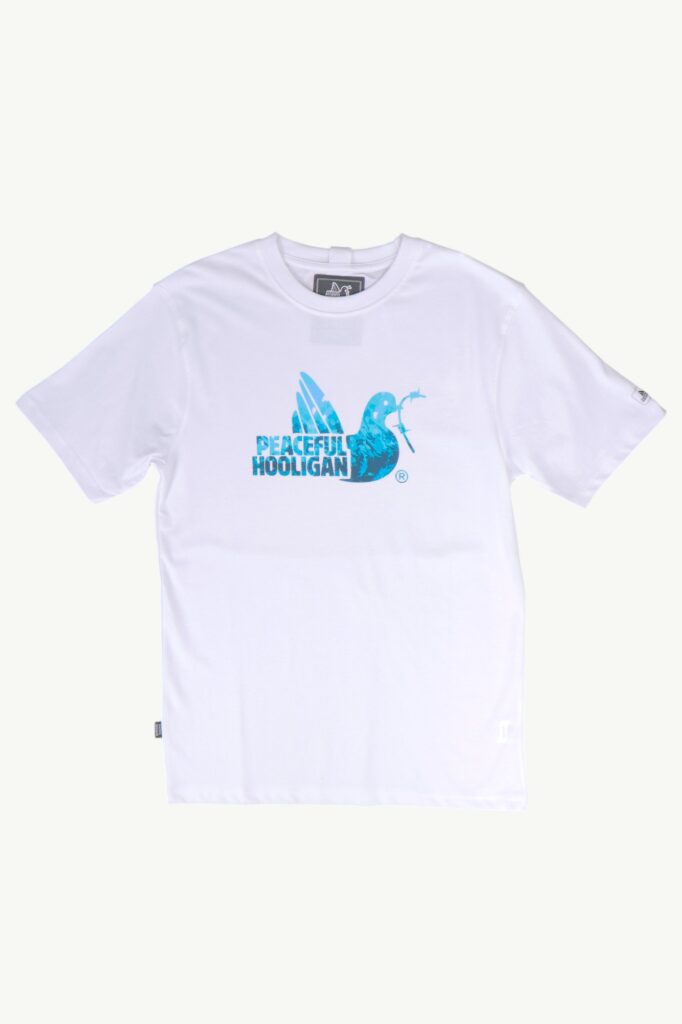 Peaceful Hooligan Pyro Dove T-Shirt White