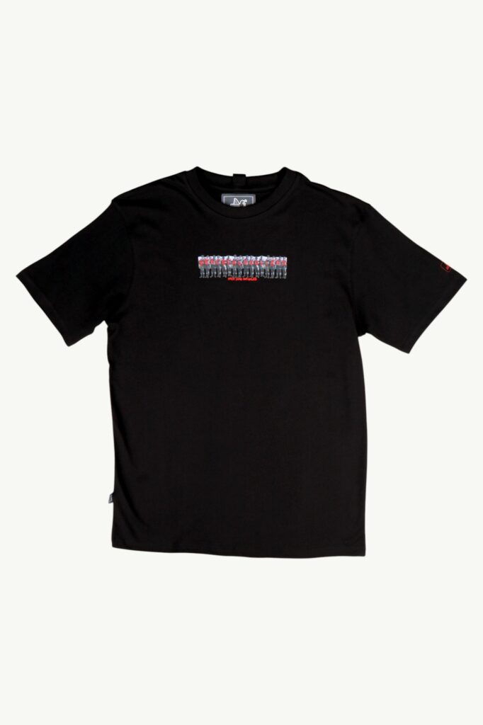 Peaceful Hooligan Riot T-Shirt Black