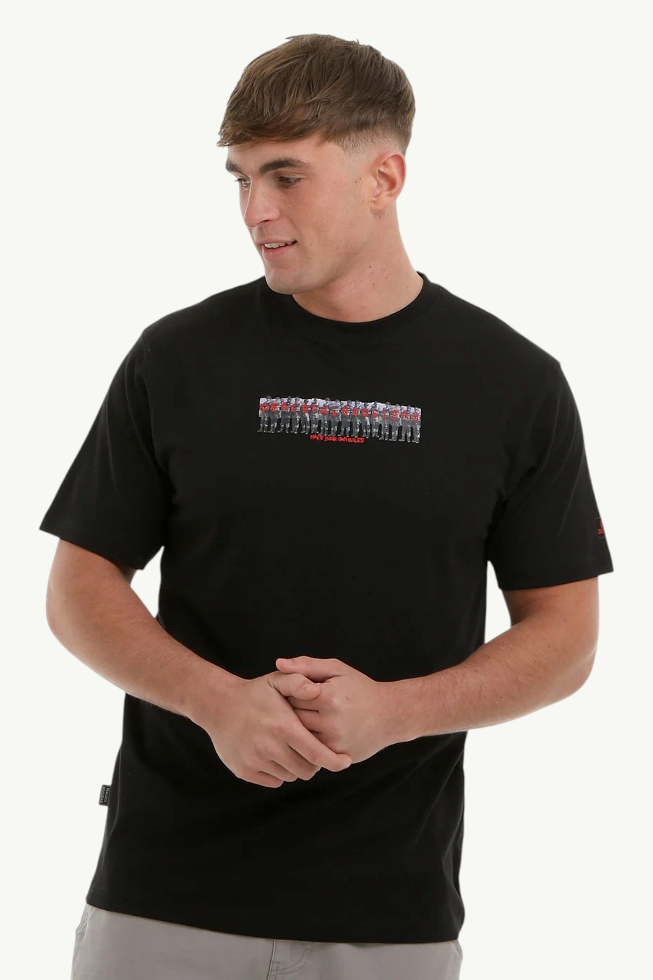 peaceful-hooligan-riot-t-shirt-black-3 Peaceful Hooligan Riot T-Shirt Black