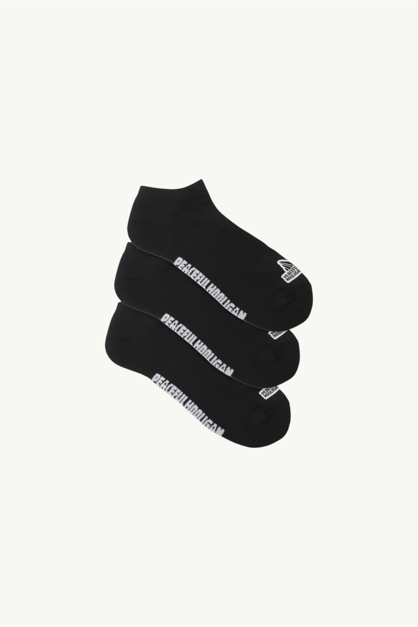Peaceful Hooligan Trainer Socks Black