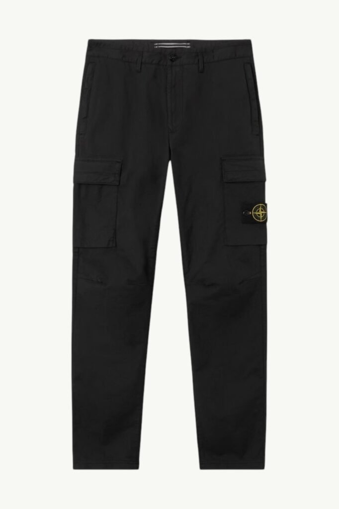 Штани Stone Island Stretch Organic Cotton Twill Cargo Pant Black - арт. L1S153100032-S0A10-V0029