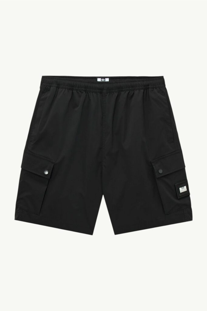 Weekend Offender Baraki Cargo Short Black ST1B02-BLACK