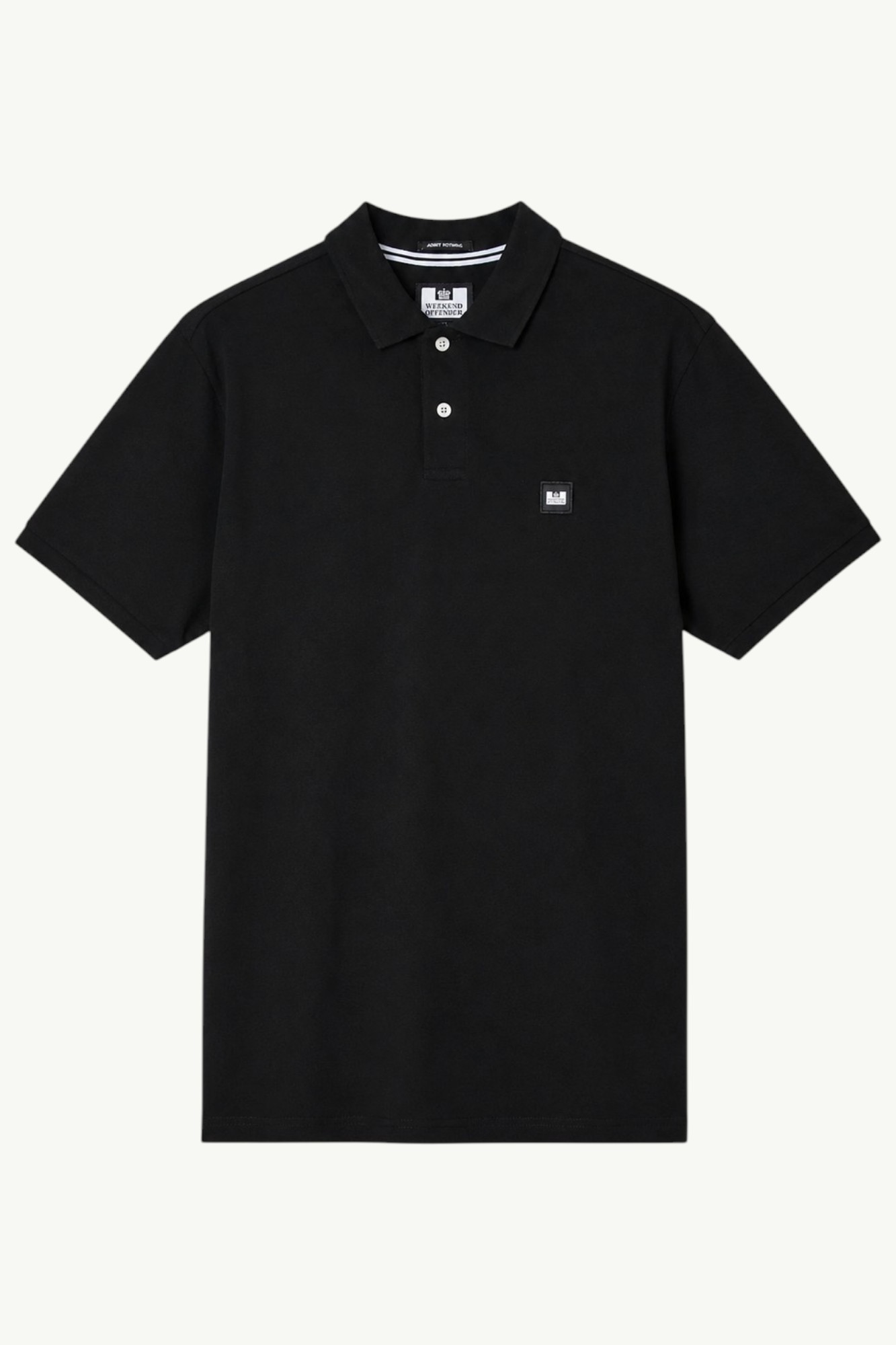 Weekend Offender Heathcote Polo Shirt Black - WOPO200-BLACK
