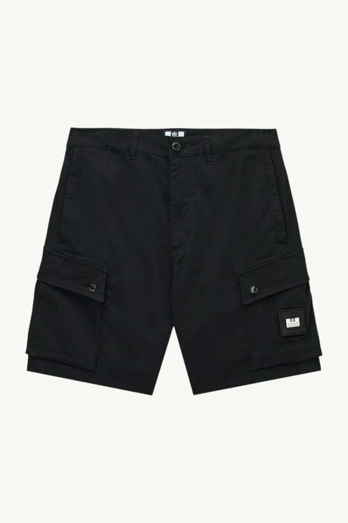 Weekend Offender Ksar Cargo Short Black ST1B17-BLACK