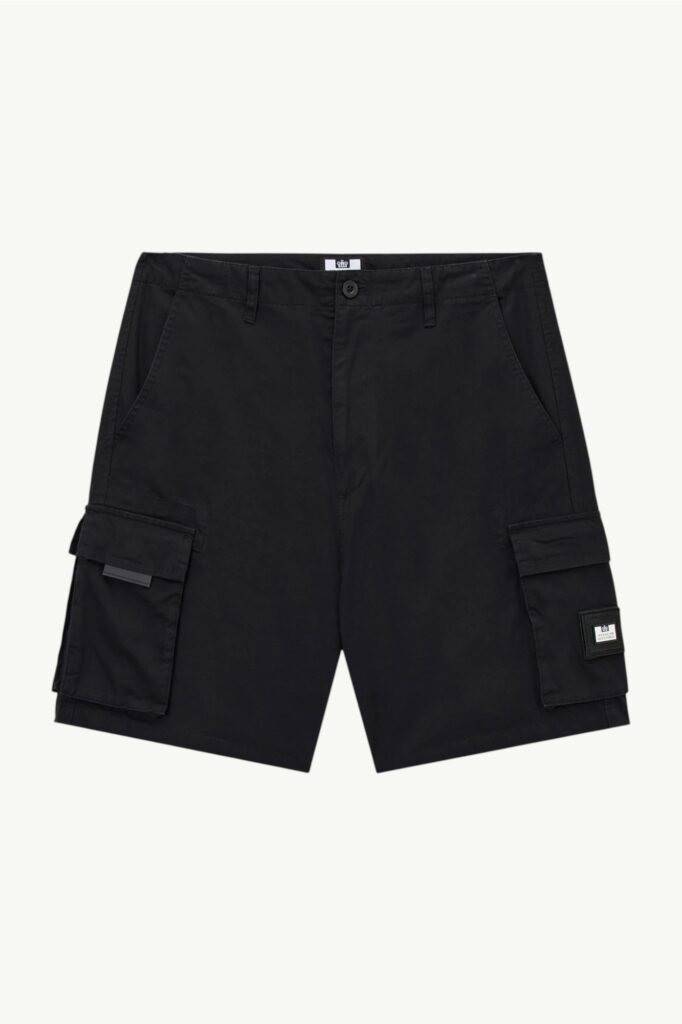 Weekend Offender Mascia Cargo Short Black ST1A02-BLACK