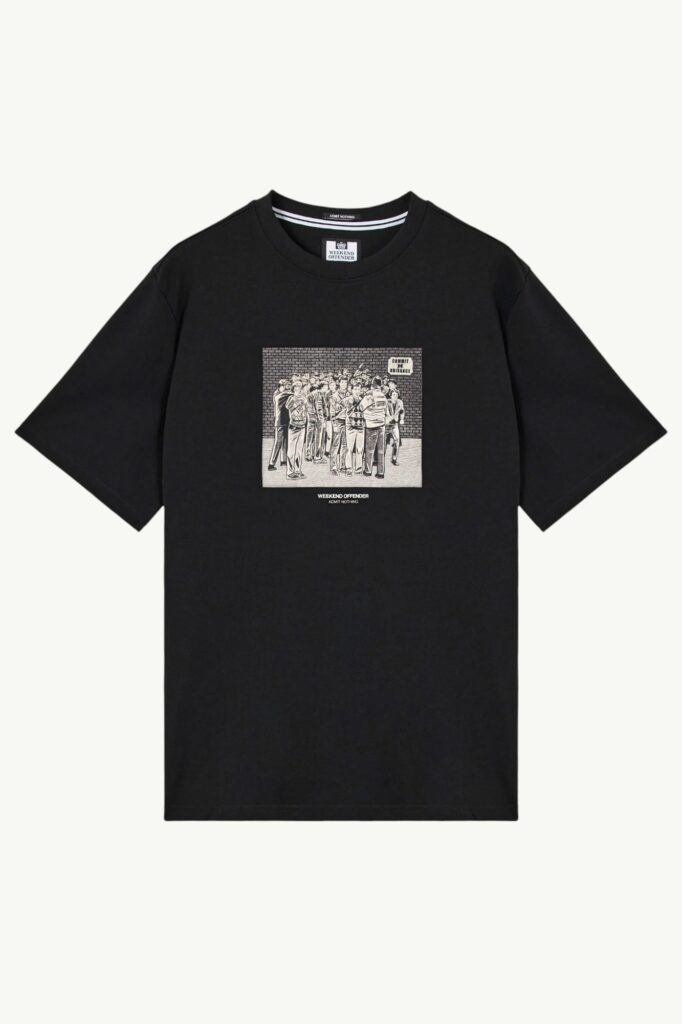 Weekend Offender Nuisance Graphic T-Shirt Black PT1B07-BLACK