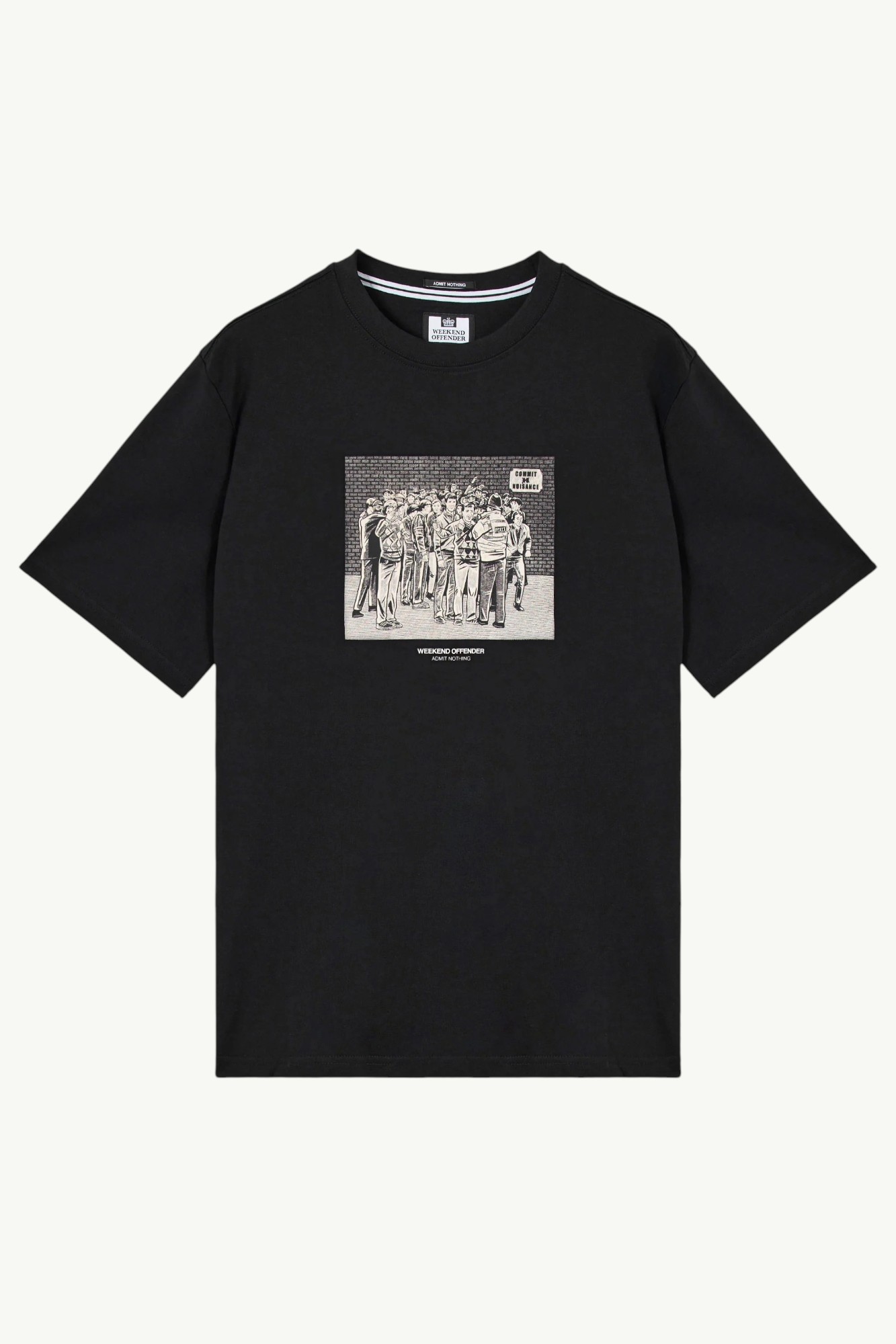 weekend-offender-nuisance-graphic-t-shirt-black-1 Weekend Offender Nuisance Graphic T-Shirt Black PT1B07-BLACK