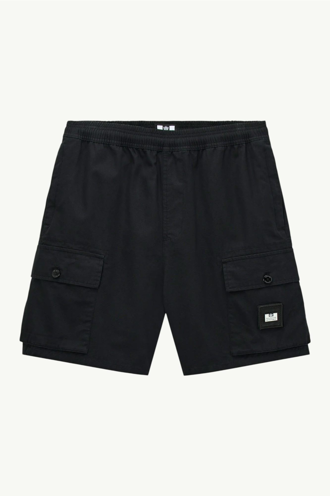 Weekend Offender Scopello Cargo Short Black ST1A18-BLACK