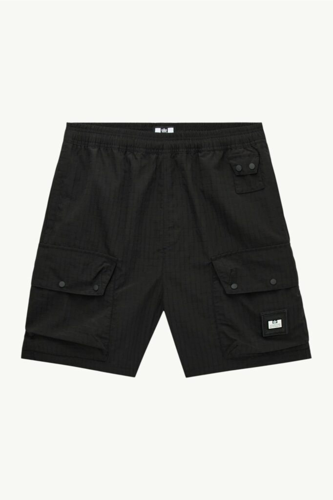Weekend Offender Zemmouri Cargo Short Black T1B05-BLACK