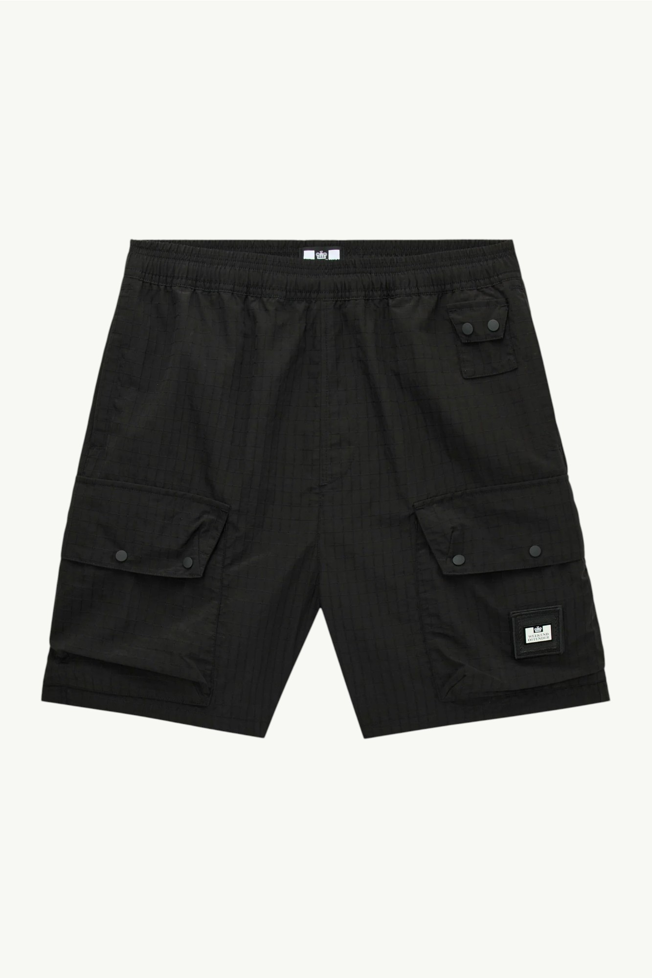 Weekend Offender Zemmouri Cargo Short Black T1B05-BLACK
