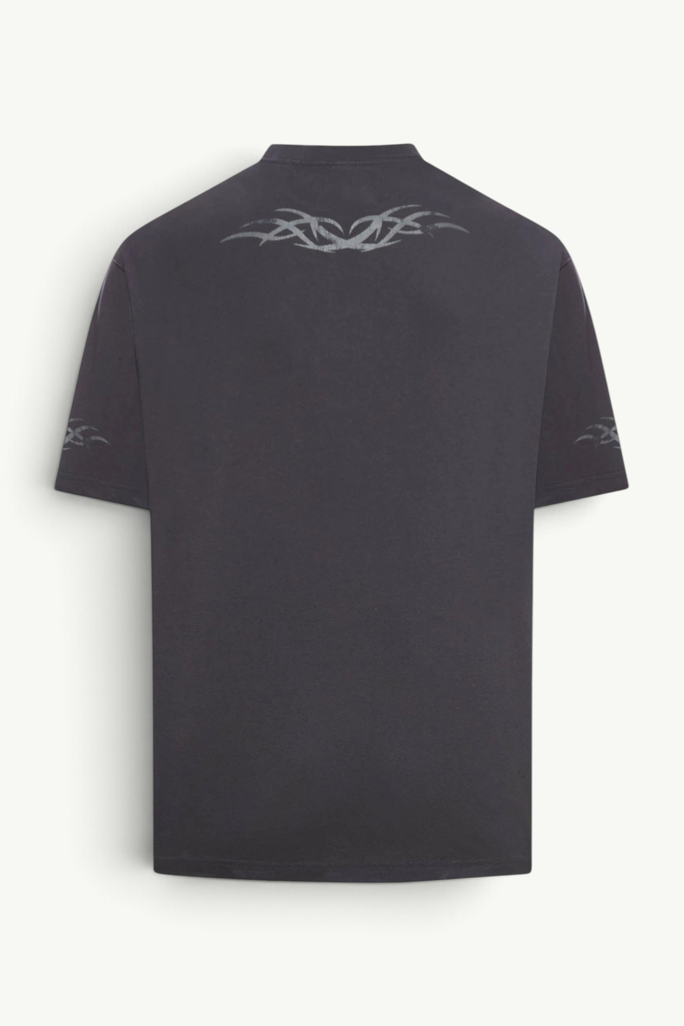 Balenciaga Logo Oversized Cotton Jersey T-Shirt Black - 764235-TRVA3-1576