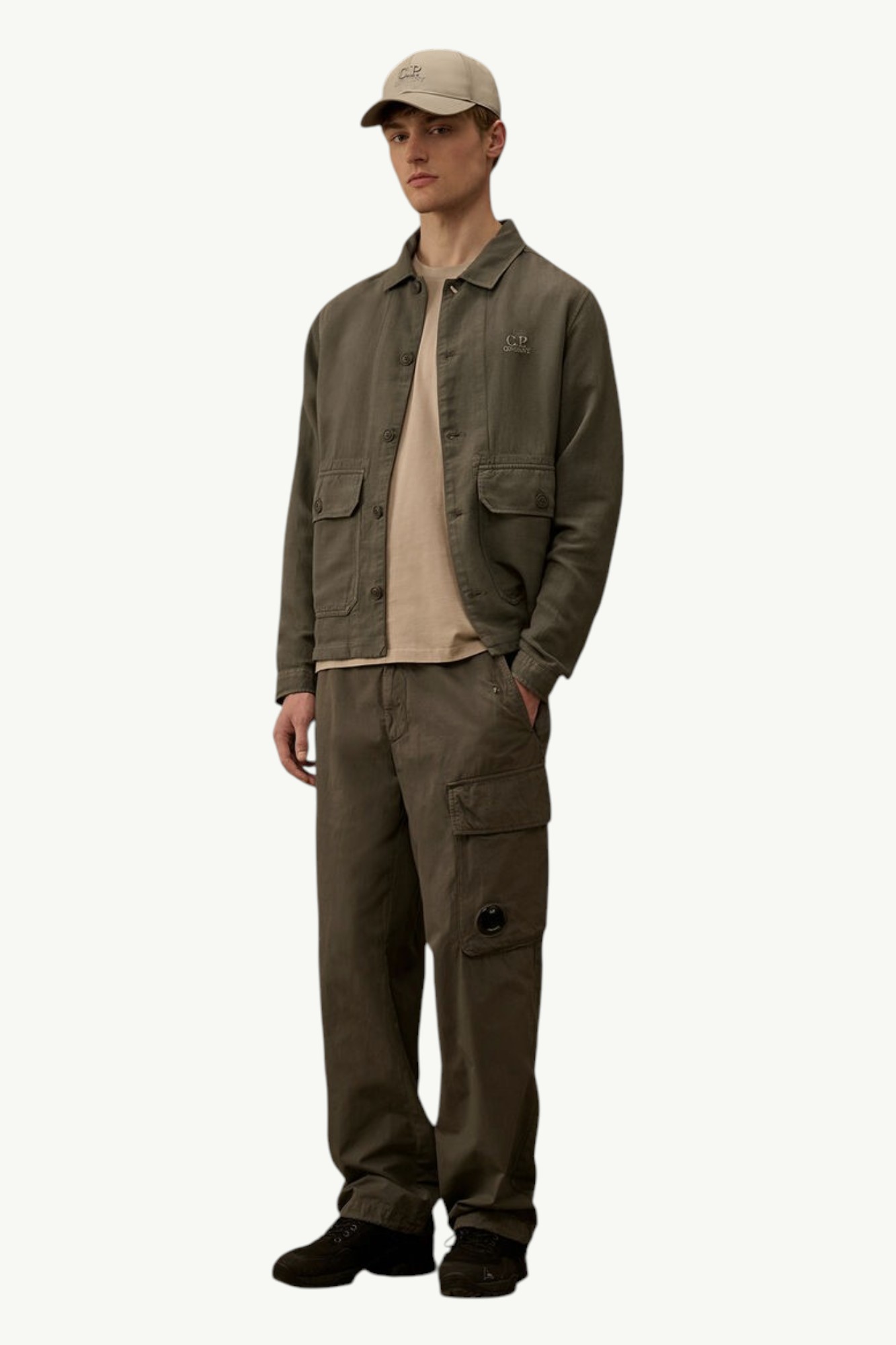 cp-company-30-1-jersey-short-sleeve-goggle-t-shirt-dove-grey-20cmts725a005100w904-6 C.P. Company 30/1 Jersey Short Sleeve Goggle T-Shirt Dove - Grey - 20CMTS725A-005100W-904