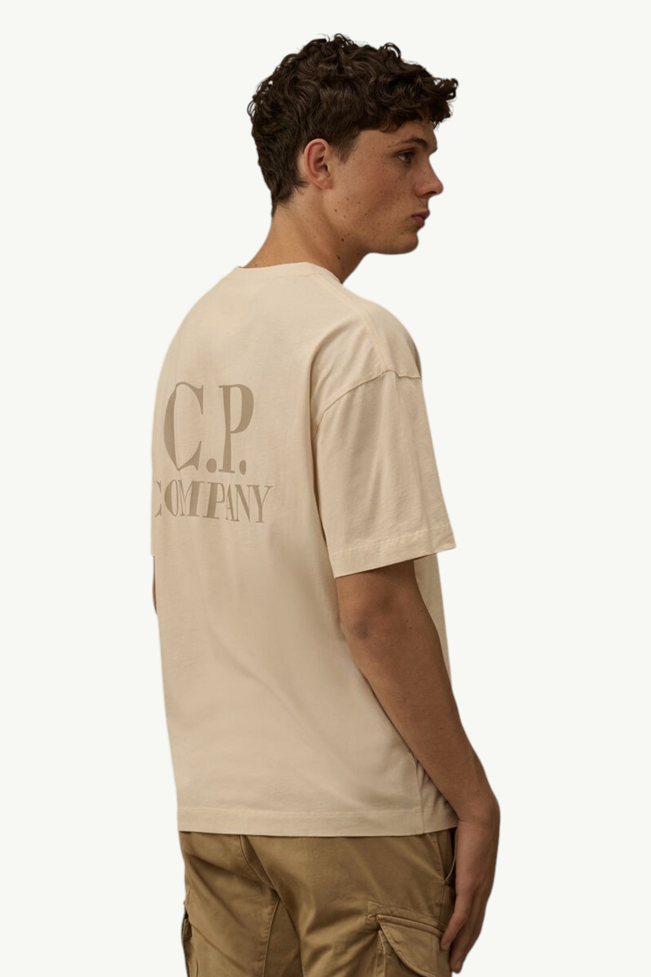 cp-company-30-1-jersey-short-sleeve-printed-graphics-t-shirt-frozen-dew-white-20cmts086a005100w114-3 C.P. Company 30/1 Jersey Short Sleeve Printed Graphics T-Shirt Frozen Dew - White - 20CMTS086A-005100W-114