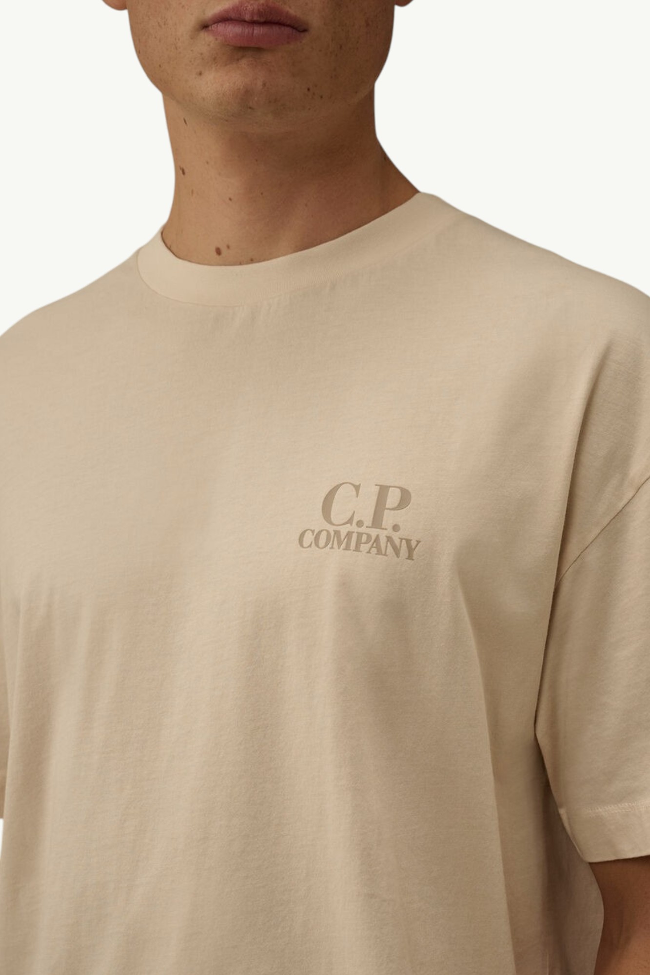 cp-company-30-1-jersey-short-sleeve-printed-graphics-t-shirt-frozen-dew-white-20cmts086a005100w114-5 C.P. Company 30/1 Jersey Short Sleeve Printed Graphics T-Shirt Frozen Dew - White - 20CMTS086A-005100W-114
