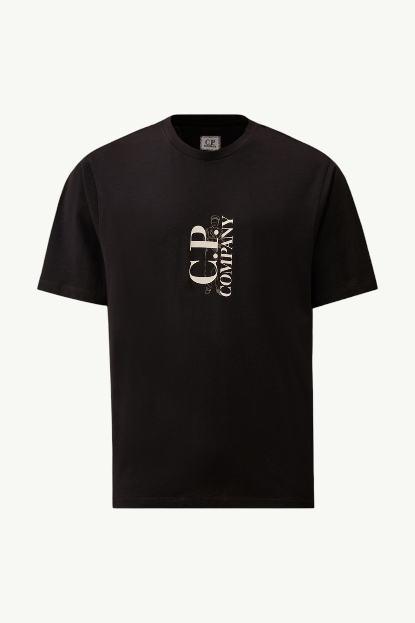 C.P. Company 30/1 Jersey Short Sleeve Printed T-Shirt Total Eclipse - Blue - 20CMTS084A-005100W-888