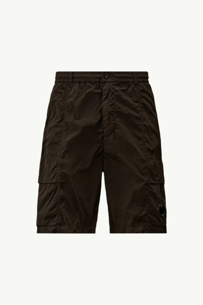 C.P. Company Chrome-R Lens Boxy Cargo Shorts Black - 20CMBE031A-005904G-999