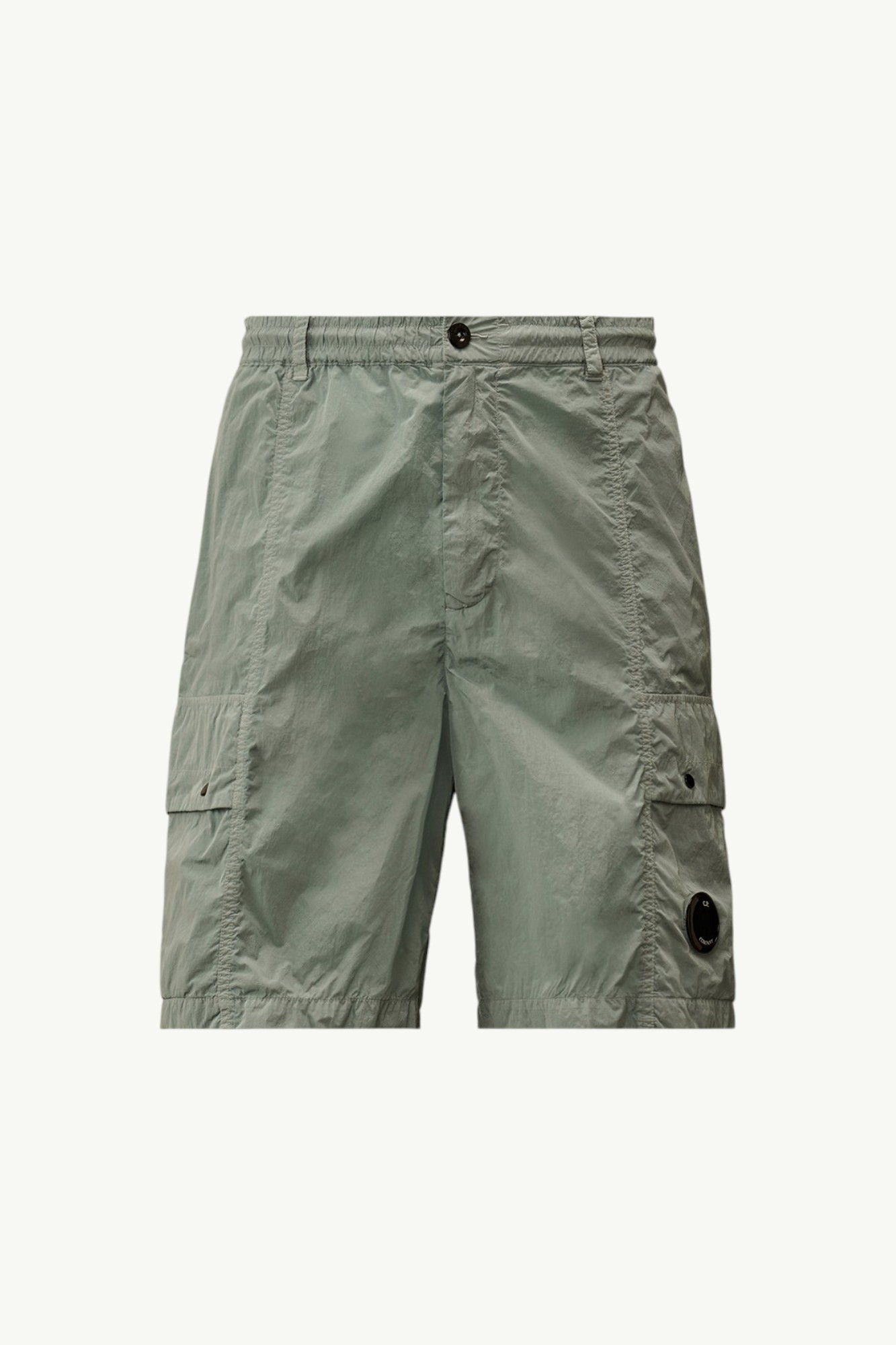 C.P. Company Chrome-R Lens Boxy Cargo Shorts Silver Blue - 20CMBE031A-005904G-809