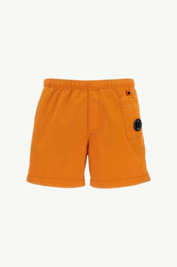 C.P. Company Flatt Nylon Lens Swim Shorts Desert Sun - Orange - 20CMBW733A-006252G-436