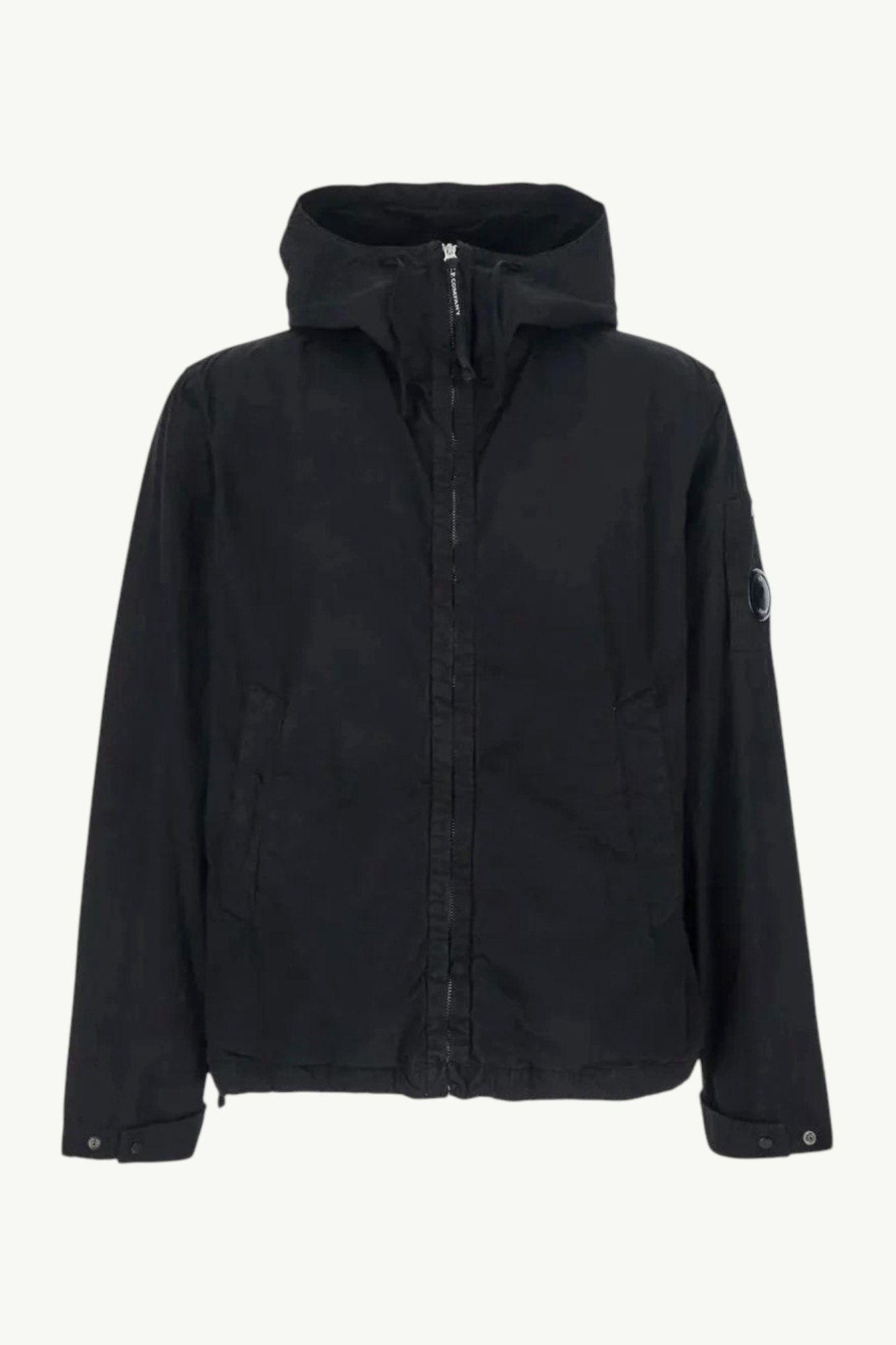 C.P. Company Microreps Cotton Medium Jacket Black - 18CMOW326K-110324G-999