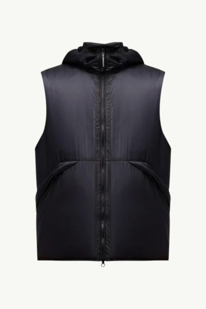 C.P. Company Nada Shell Vest Gilet Blue - 19CMVE167A-110416U-888