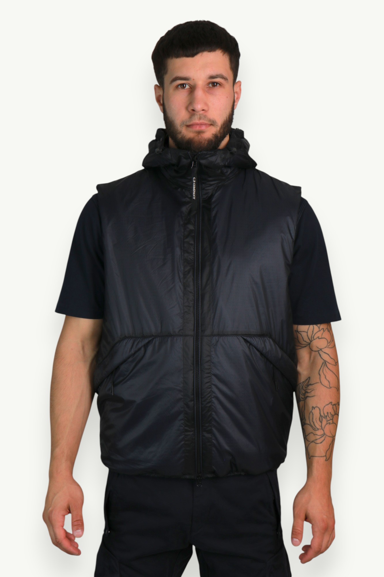 cp-company-nada-shell-vest-gilet-blue-19cmve167a110416u888-2 C.P. Company Nada Shell Vest Gilet Blue 19CMVE167A-110416U-888