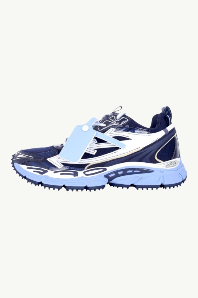 Off-White Be Right Back Navy Blue / Dusty Blue - OMIA295S25FAB0024642
