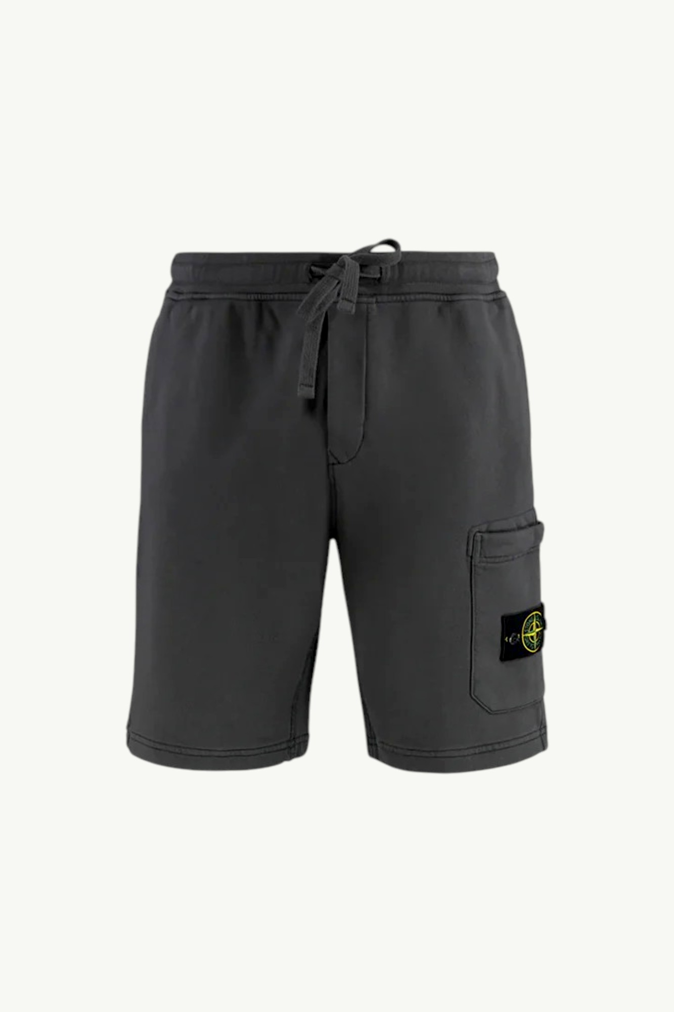 Stone Island Organic Cotton Fleece Regular-fit Cargo Shorts Charcoal Grey - L1S156200011-S0051-V0065