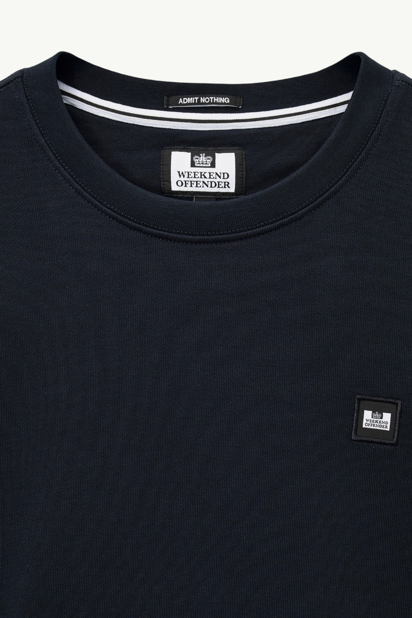 weekend-offender-ferrer-sweatshirt-navy-4 Weekend Offender Ferrer Sweatshirt Navy- SW1B12-NAVY