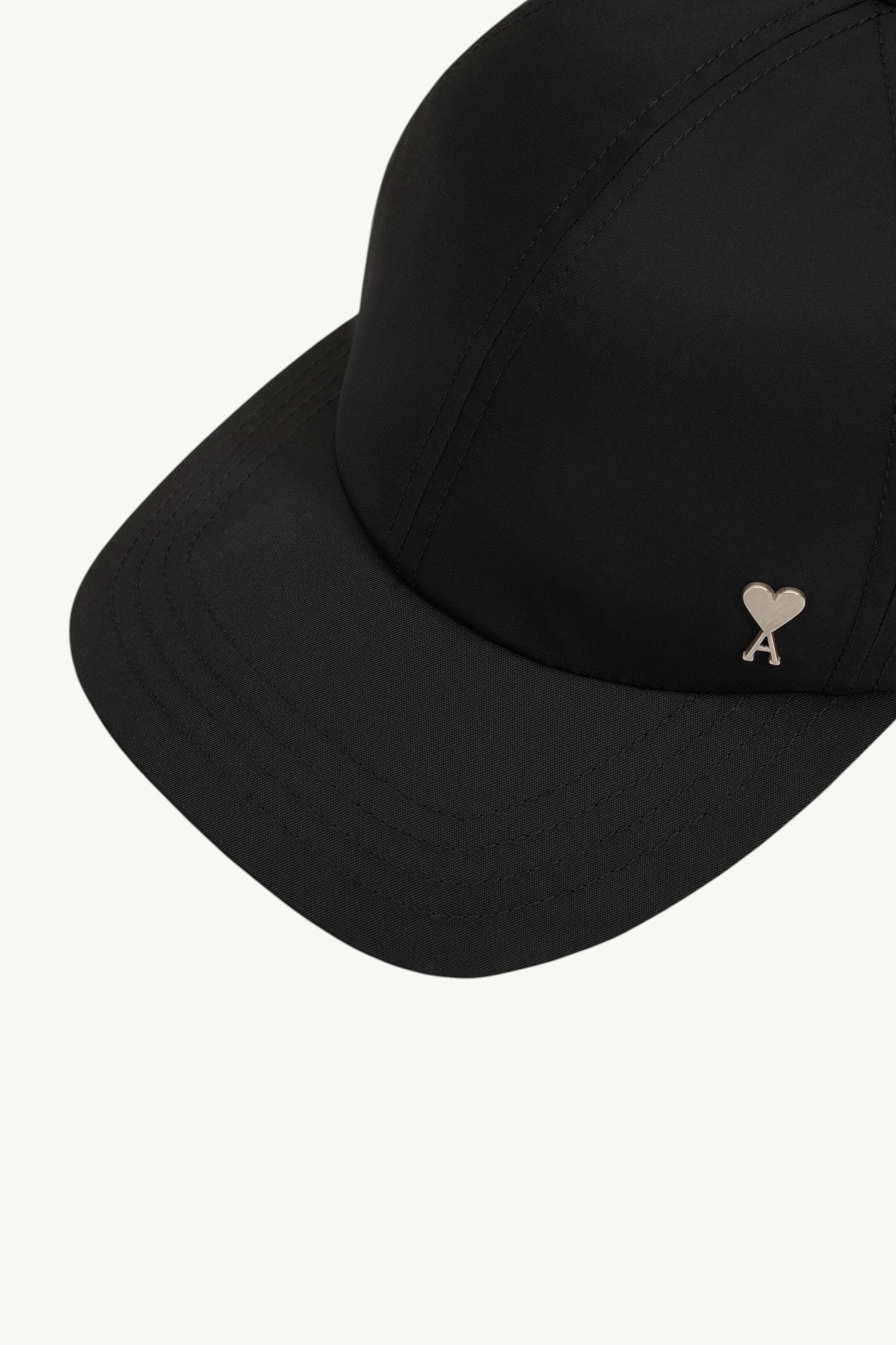 ami-paris-ami-de-coeur-nylon-cap-black-ucp268pa0037001-3 AMI Paris Ami De Coeur Nylon Cap Black - UCP268-PA0037-001
