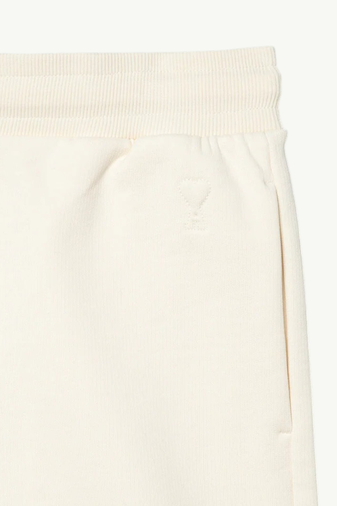 ami-paris-coton-ami-de-coeur-short-cream-hso803747136-3 AMI Paris Coton Ami De Coeur Short Cream - HSO803-747-136