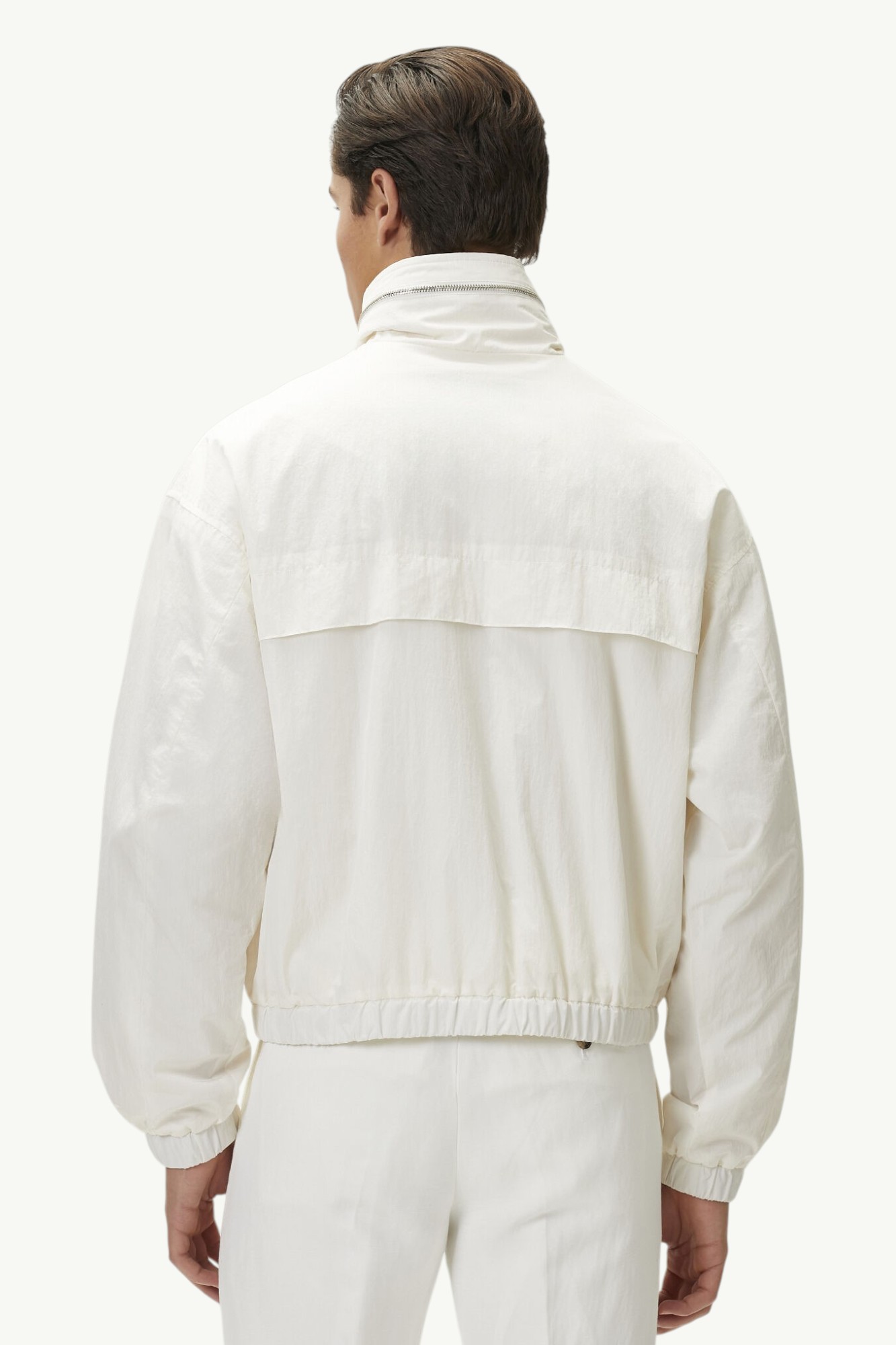 ami-paris-coupe-de-coton-et-nylon-jacket-cream-hjk828pa0117136-0-3 AMI Paris Coupe De Coton Et Nylon Jacket Cream - HJK828-PA0117-136