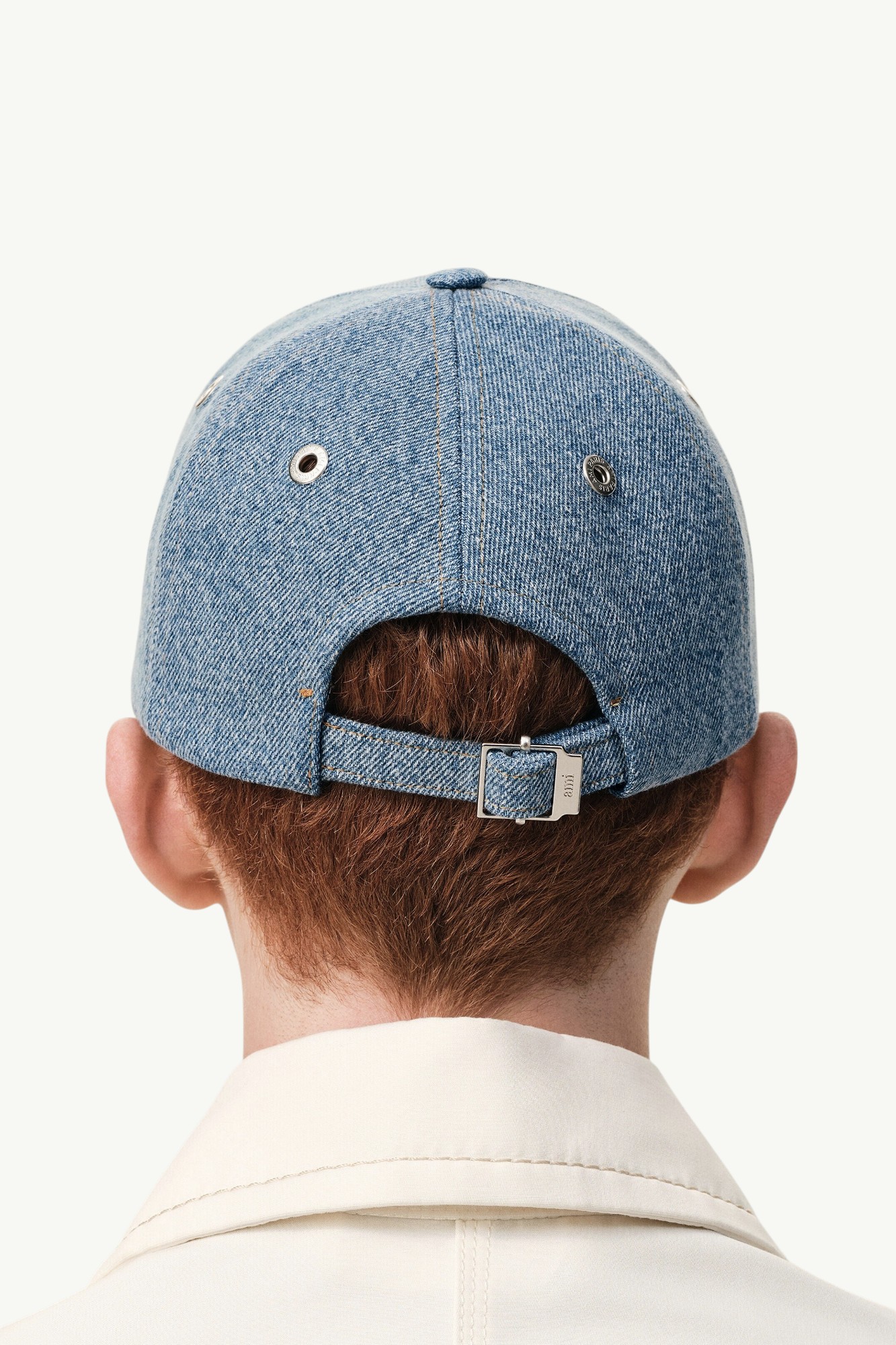ami-paris-denim-with-coeur-cap-blue-ucp264-de0046-480-4 AMI Paris Denim With Coeur Cap Blue - UCP264-DE0046-480