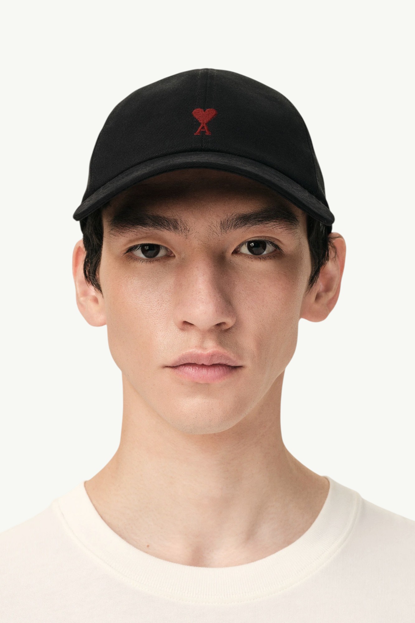 ami-paris-gabardine-coton-logo-cap-black-bfucp006aw0041001-2 AMI Paris Gabardine Coton Logo Cap Black - BFUCP006-AW0041-001