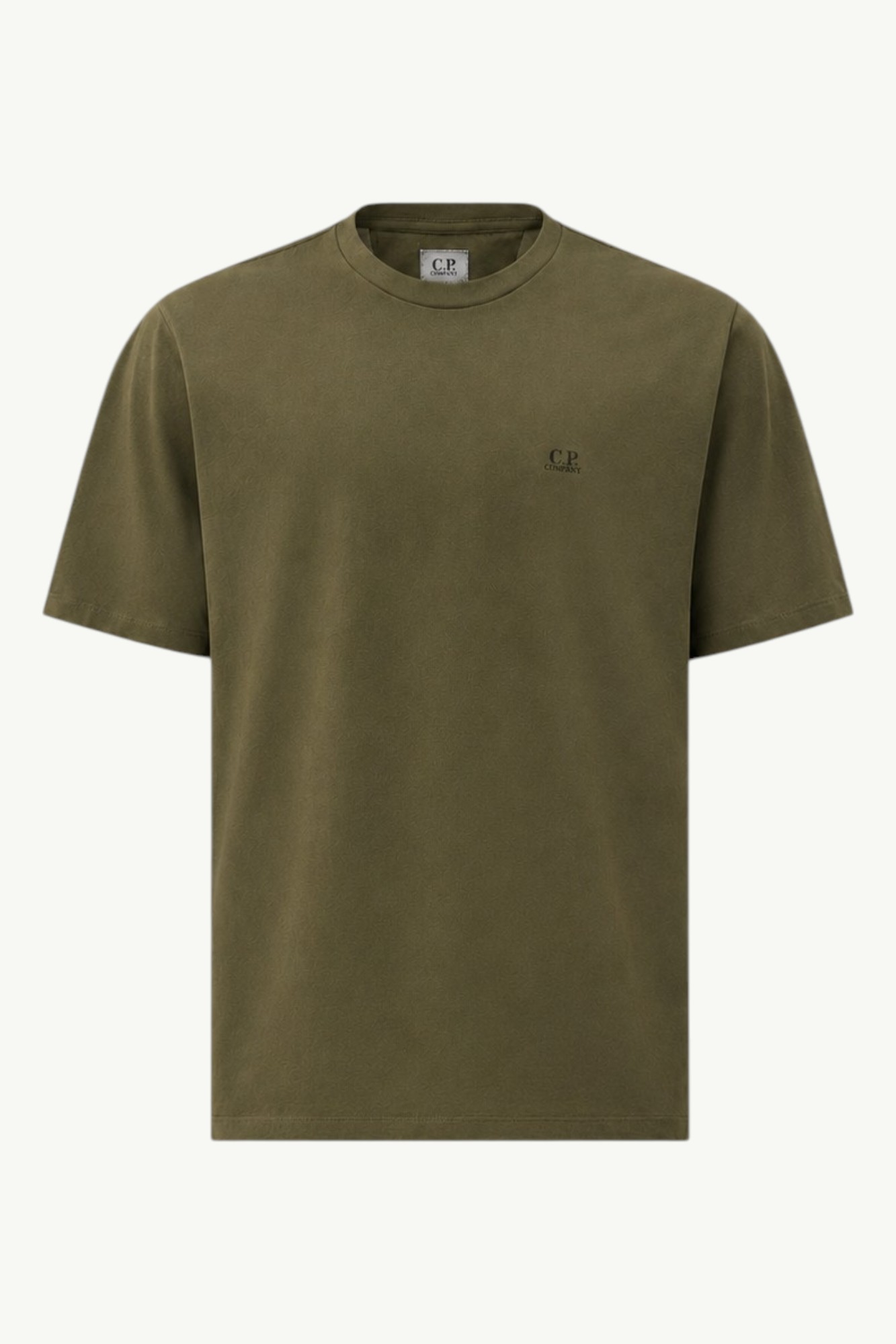 C.P. Company 30/1 Jersey Short Sleeve Goggle T-Shirt Ivy Green 20CMTS725A-005100W-683