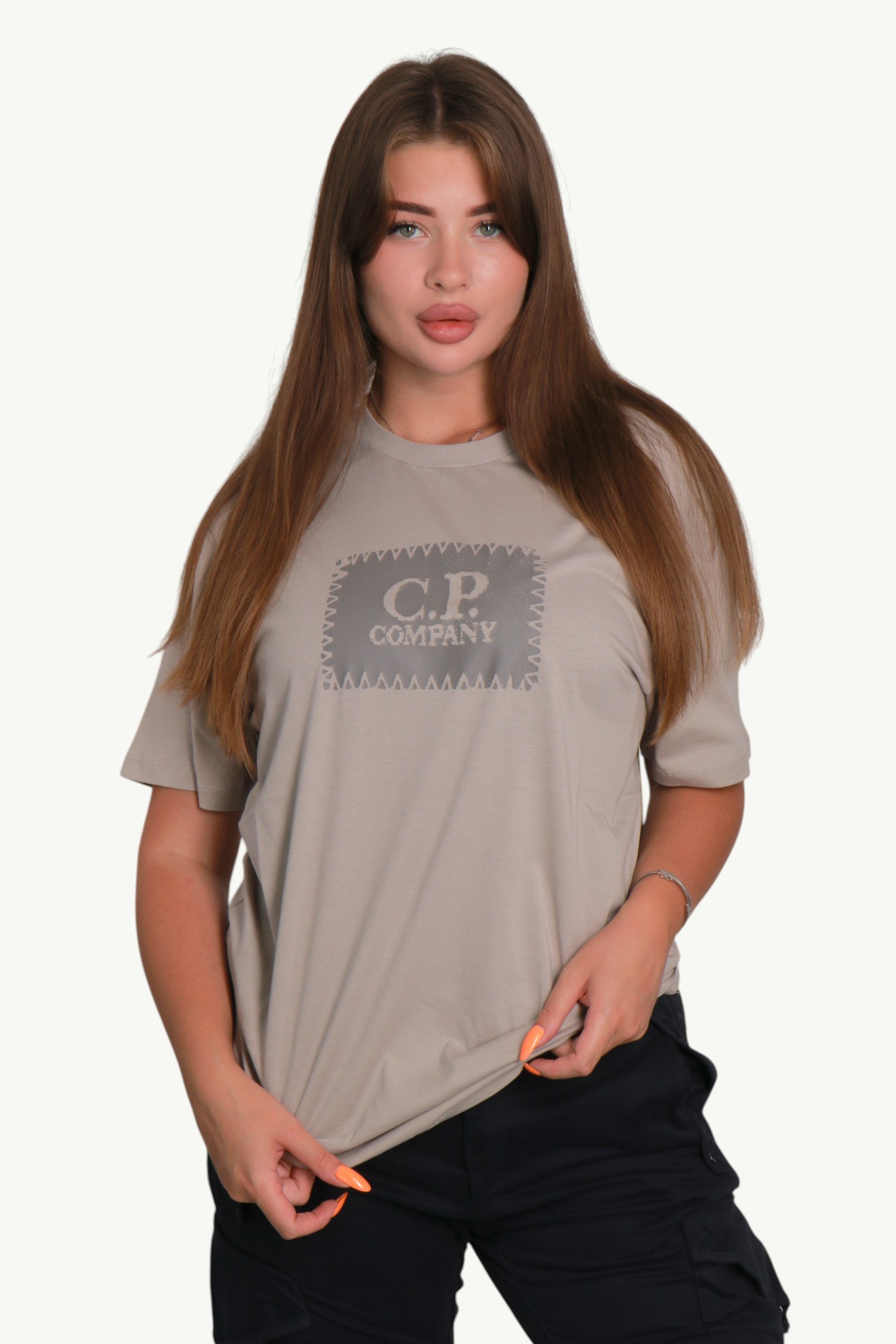 cp-company-30-1-jersey-short-sleeve-logo-label-t-shirt-dove-grey-20cmts723a005100w904-6 C.P. Company 30/1 Jersey Short Sleeve Logo Label T-Shirt Dove Grey 20CMTS723A-005100W-904