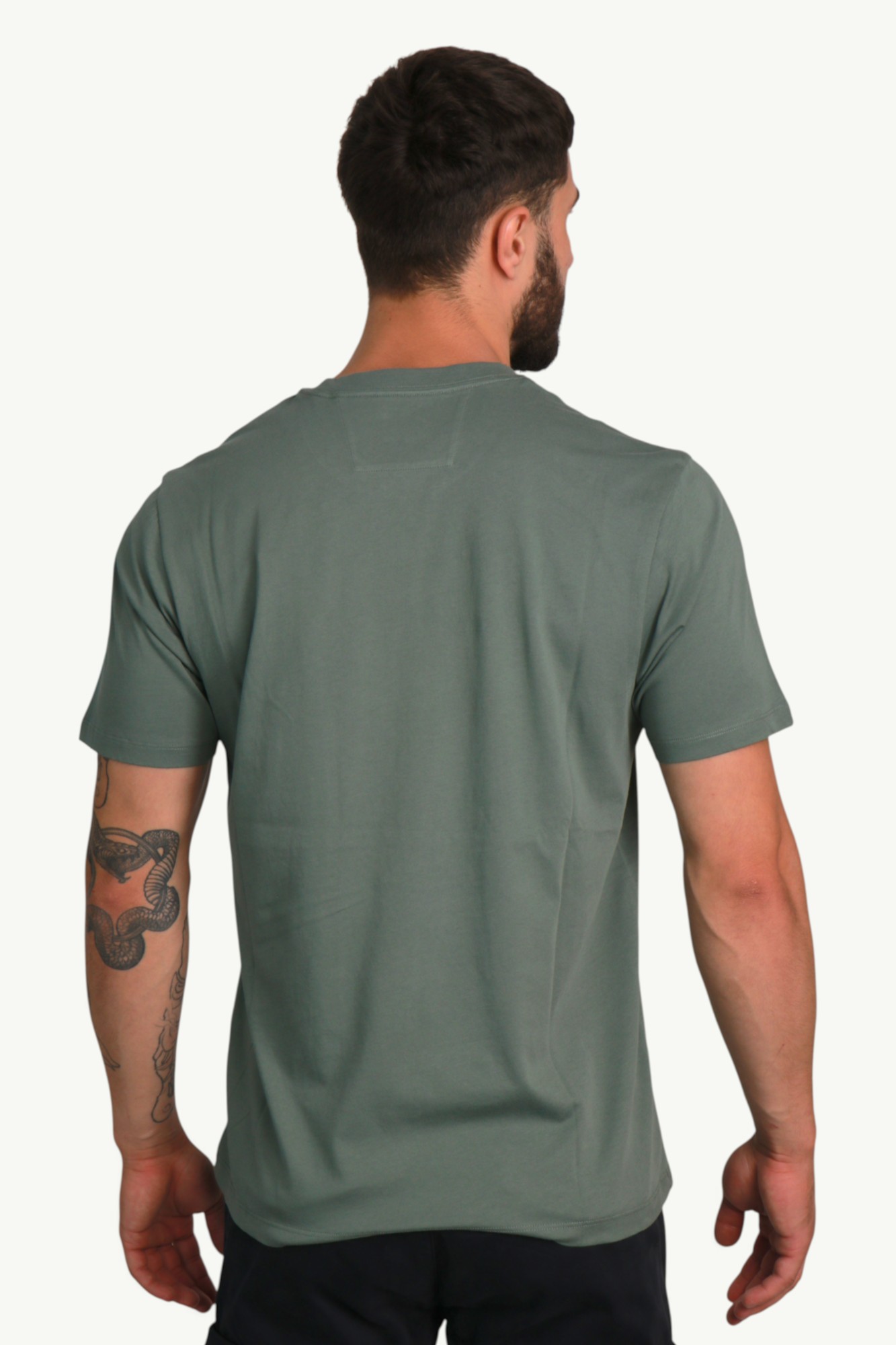cp-company-30-1-jersey-short-sleeve-logo-label-t-shirt-laurel-wreath-green-20cmts723a005100w668-5 C.P. Company 30/1 Jersey Short Sleeve Logo Label T-Shirt Laurel Wreath – Green 20CMTS723A-005100W-668